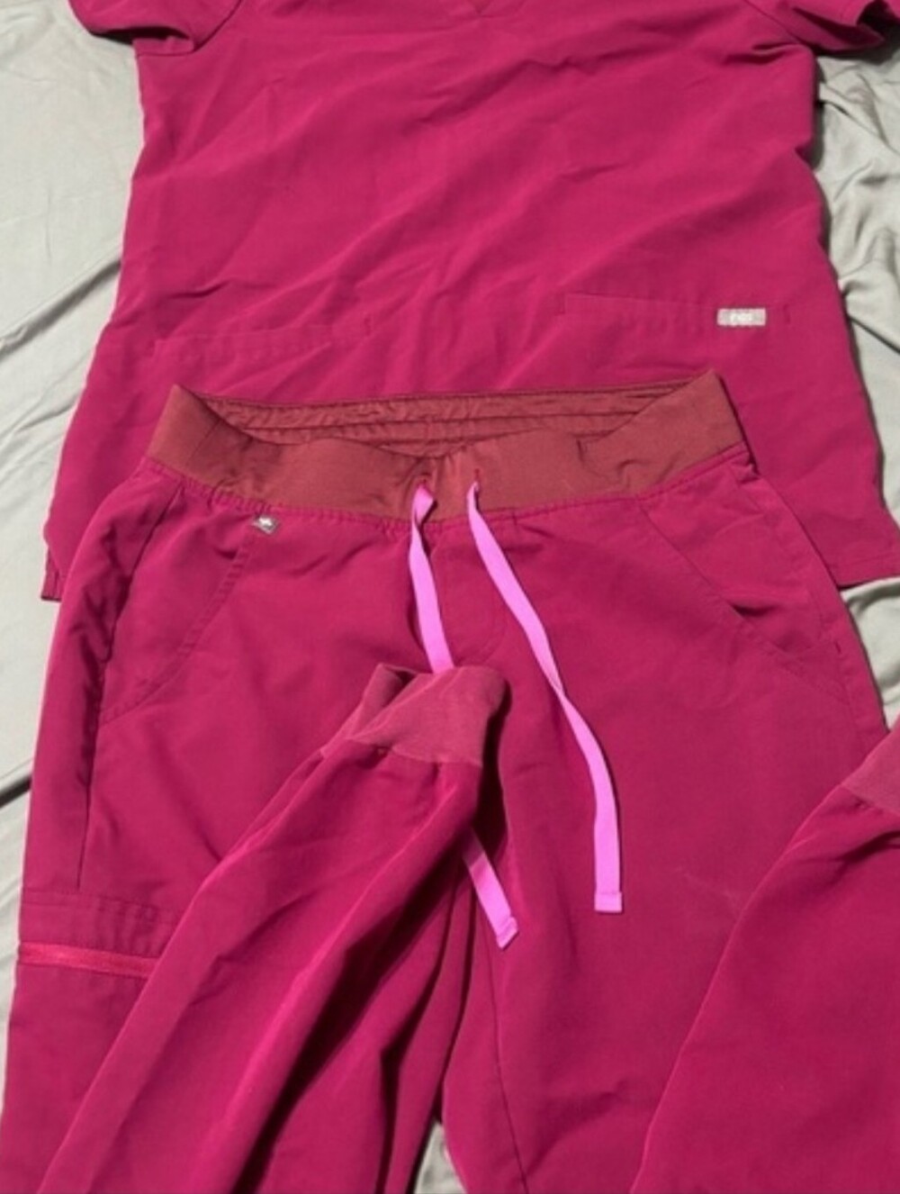 Women’s Hot Pink Drawstring Jogger Pants